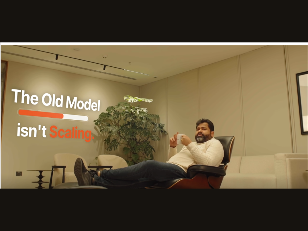Sookti AI founder video, The Old Model isn't Scaling, 6,768 impressions